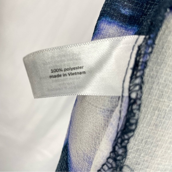 Lane Bryant Women’s Indigo Blue White Tie Dye - Picture 7 of 8